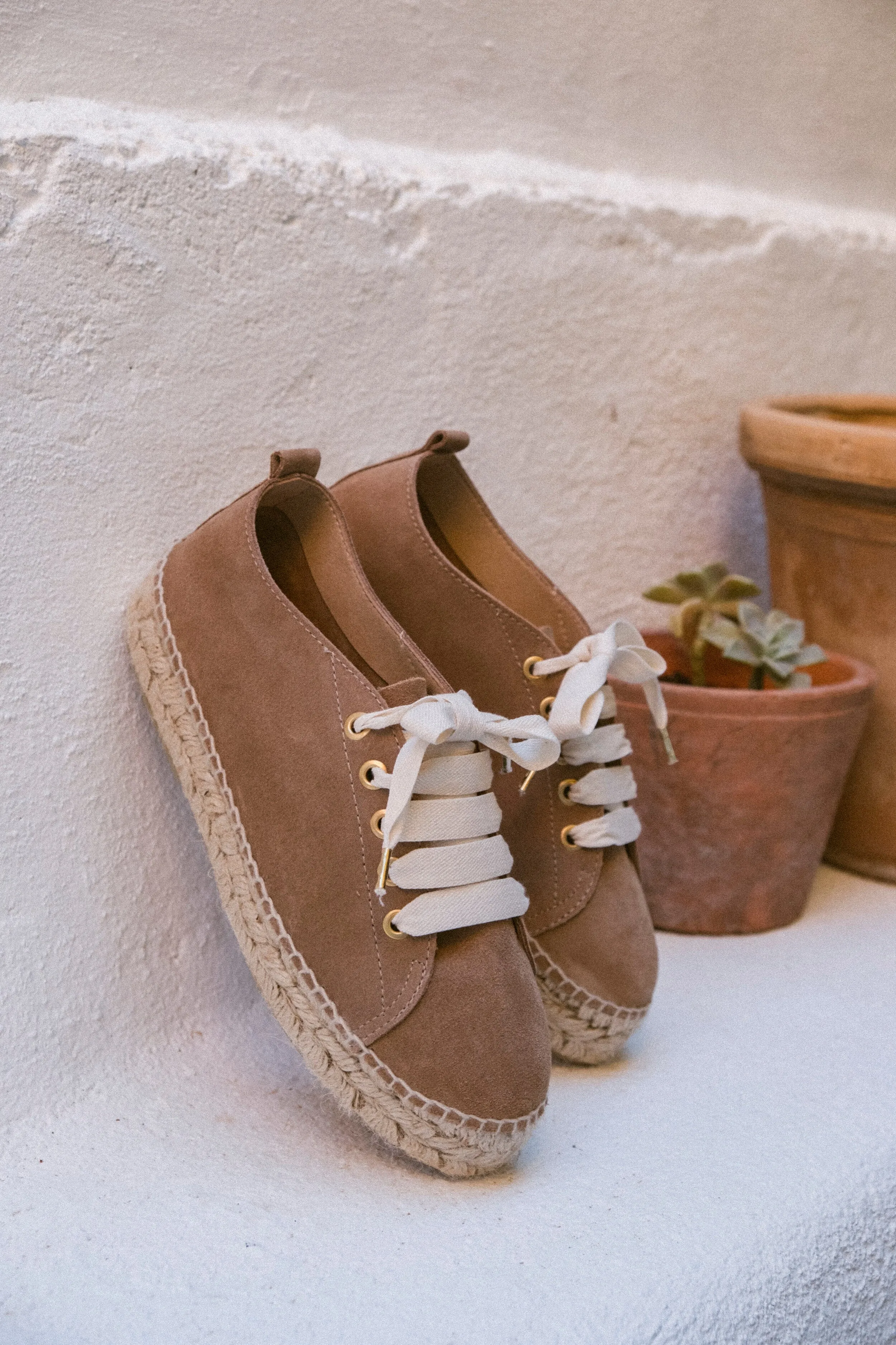 Taupe Sneaker Espadrilles