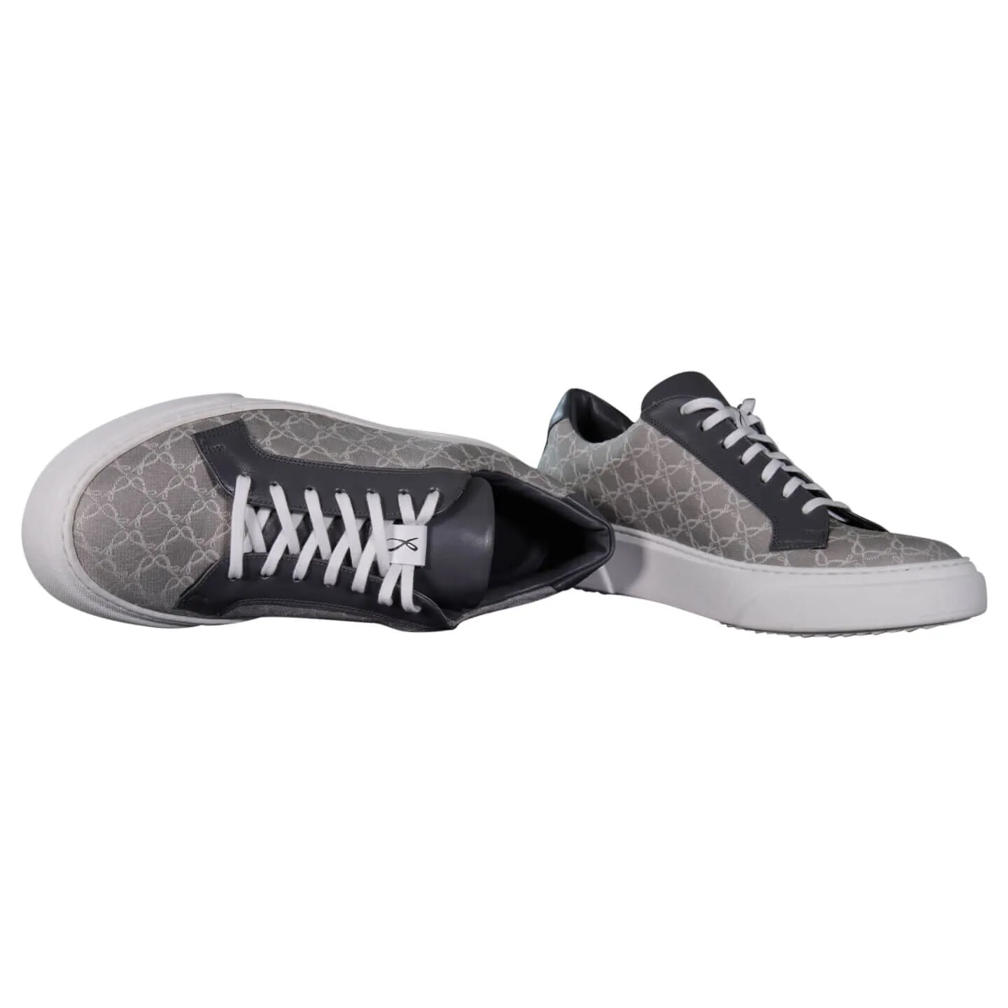 Tortora Grigio Luxury Logo Sneakers