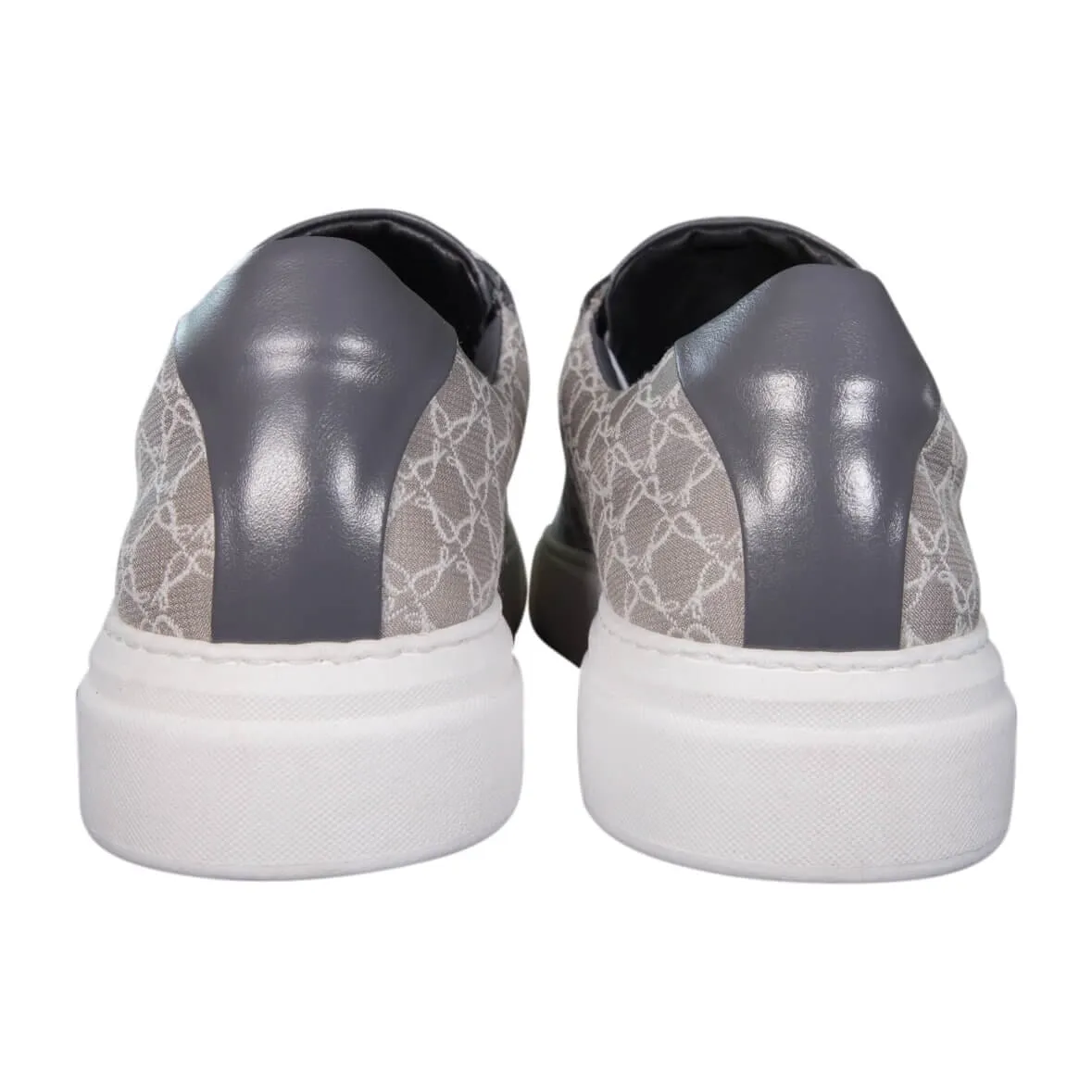 Tortora Grigio Luxury Logo Sneakers