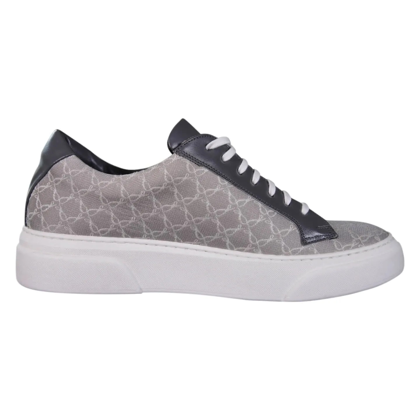 Tortora Grigio Luxury Logo Sneakers