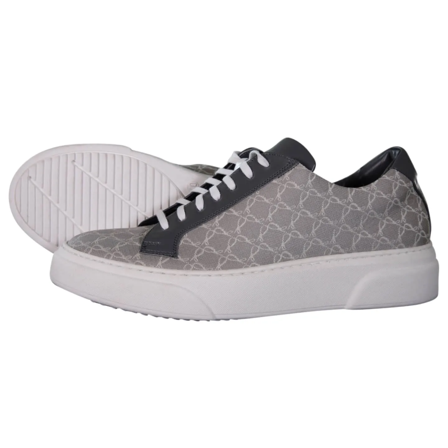 Tortora Grigio Luxury Logo Sneakers