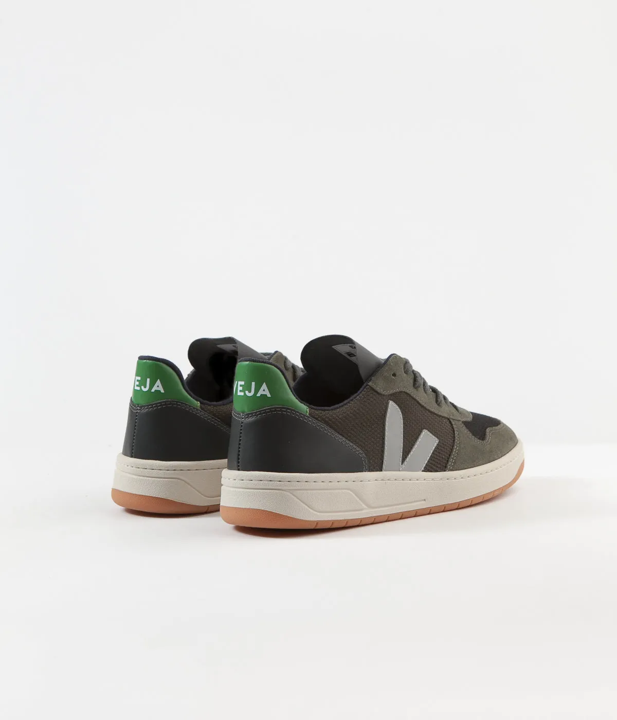 Veja V-10 B-Mesh Shoes - Multicolour / Olive / Emeraude