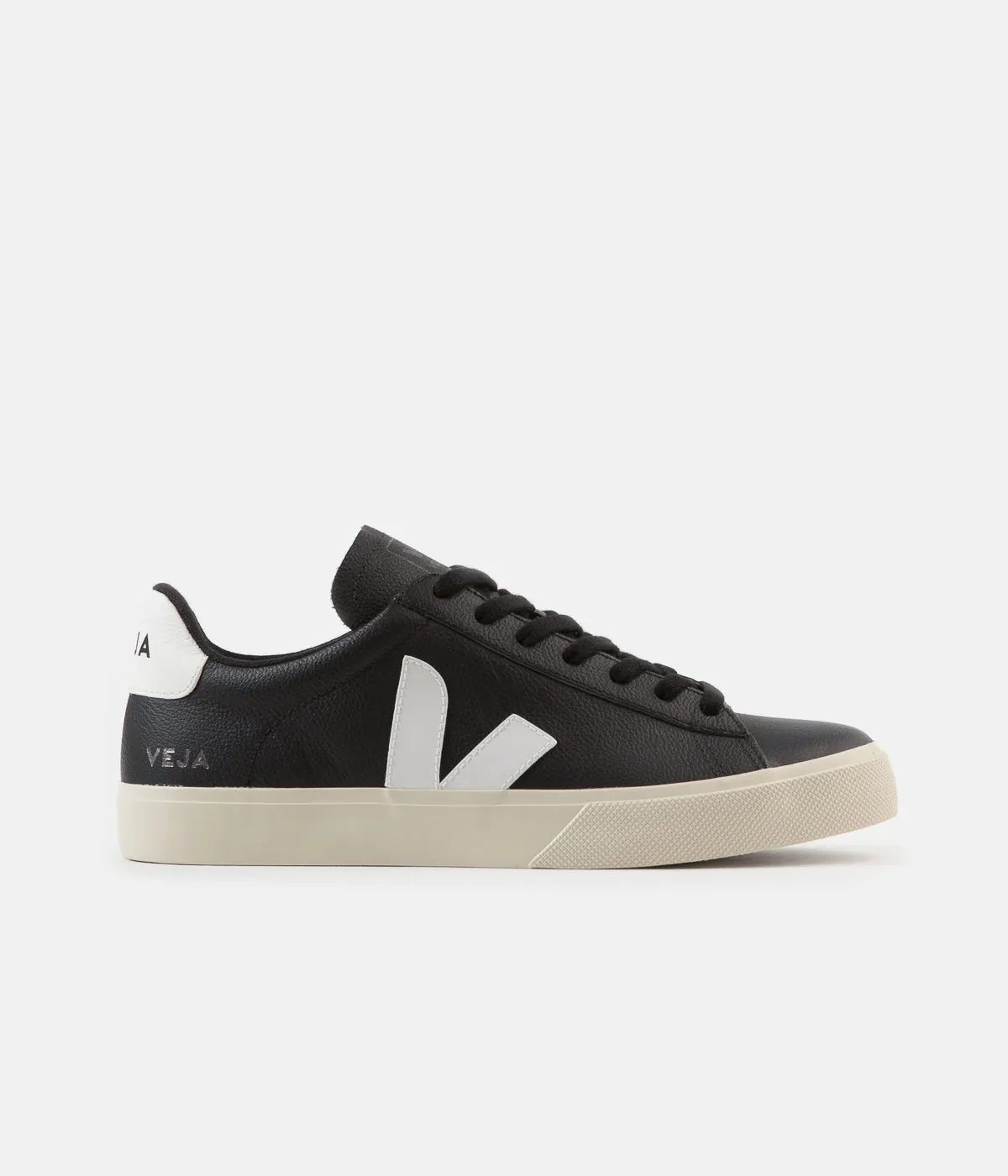 Veja Womens Campo ChromeFree Shoes - Black / White