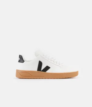 Veja Womens V-12 Chromefree Shoes - Extra White / Black / Gum Sole