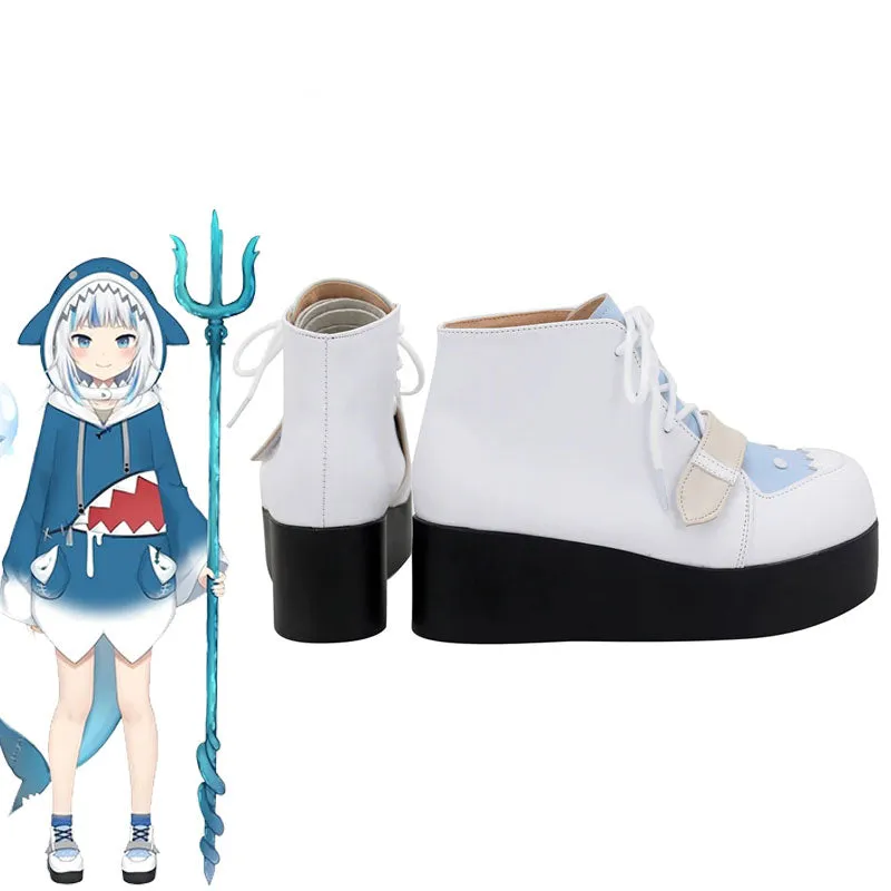 Virtual YouTuber Hololive Gawr Gura Cosplay Shoes