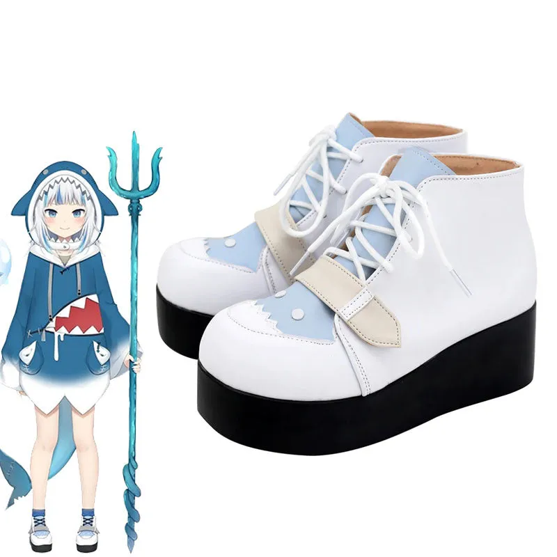 Virtual YouTuber Hololive Gawr Gura Cosplay Shoes