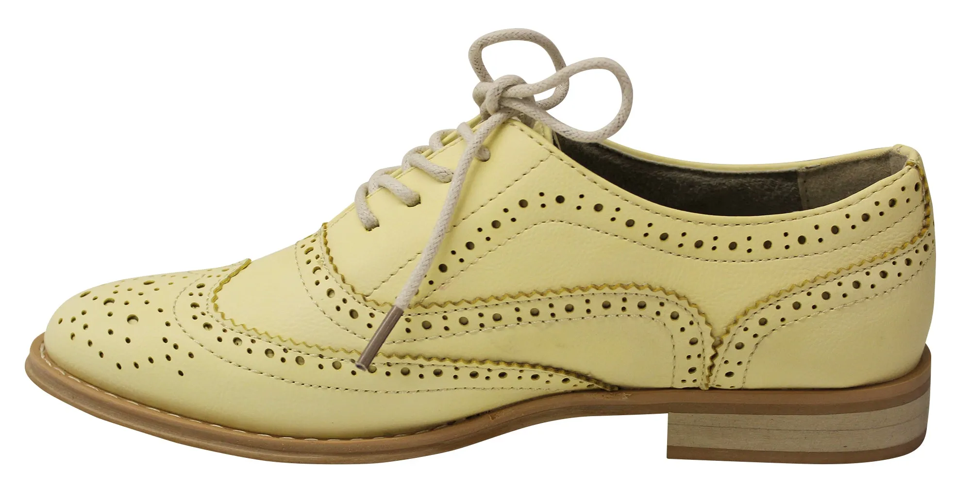 Wanted Shoes Women's Babe Oxford - Yellow