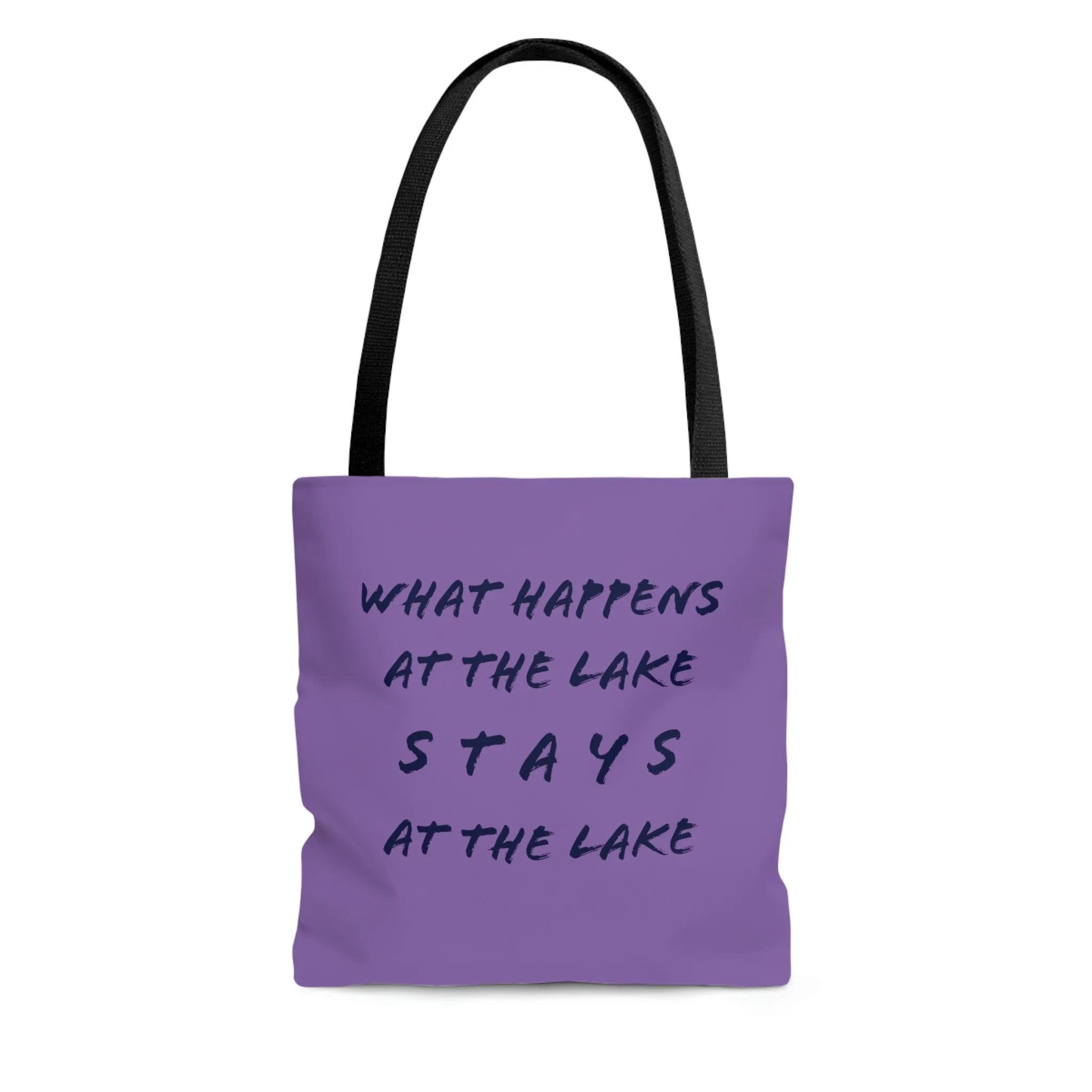 What Happens At The Lake -  Boat / Beach Bag -  AOP Tote Bag