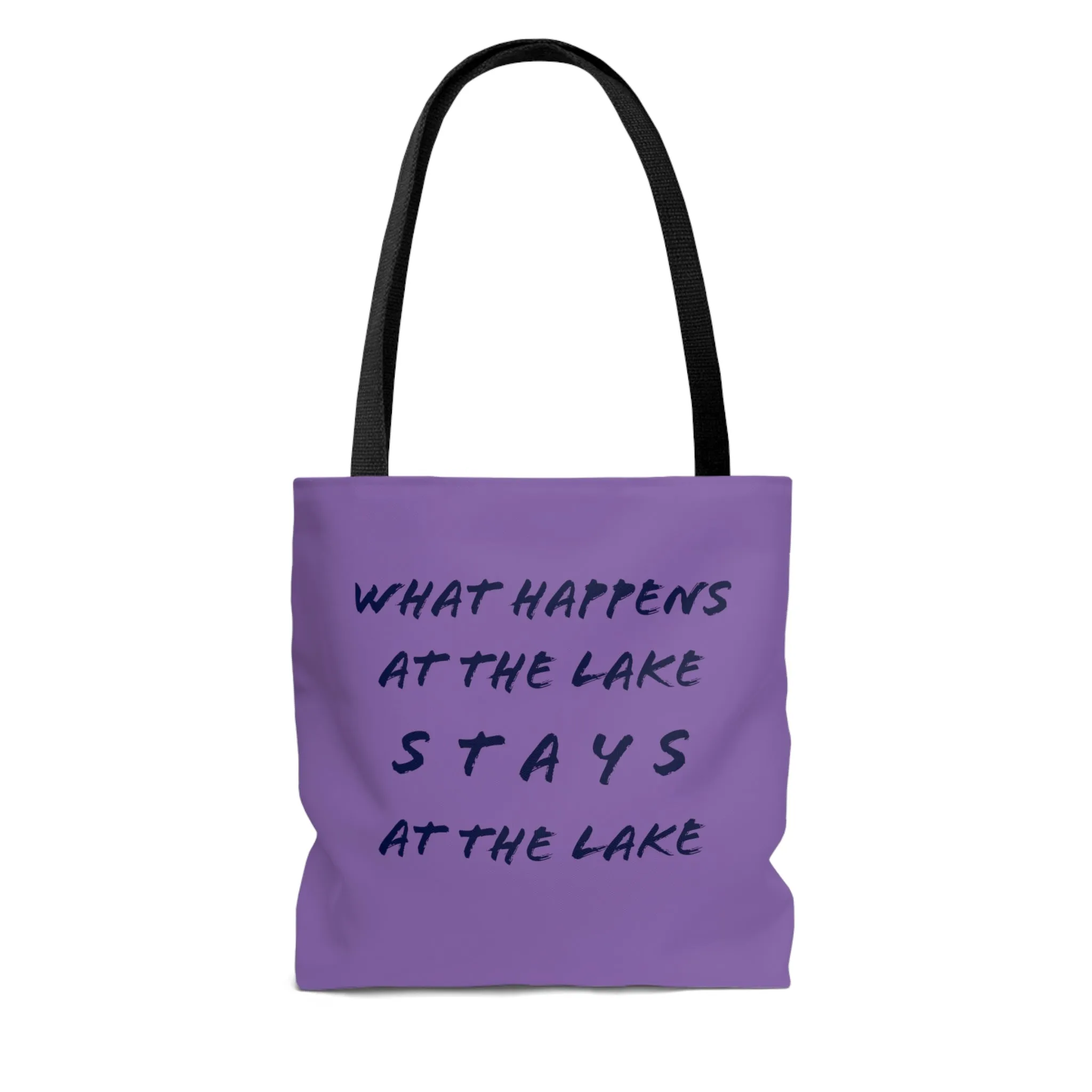 What Happens At The Lake -  Boat / Beach Bag -  AOP Tote Bag