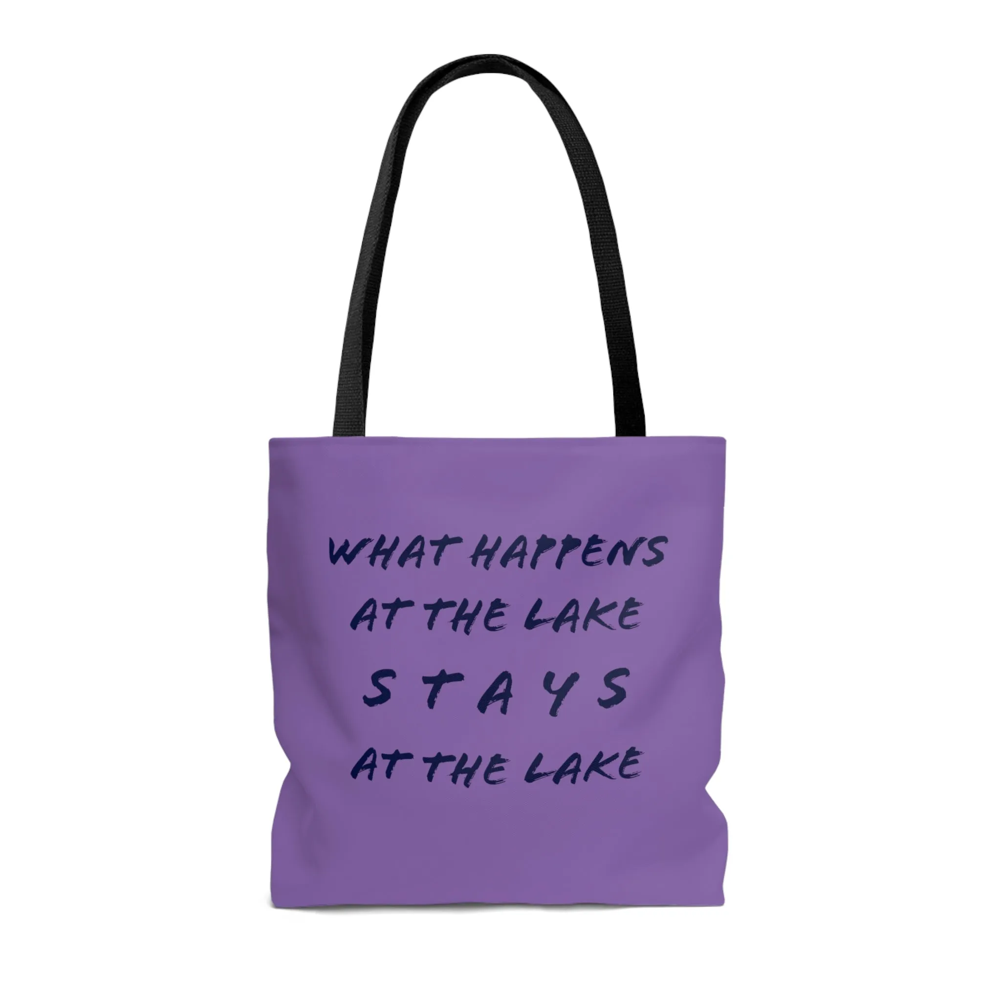 What Happens At The Lake -  Boat / Beach Bag -  AOP Tote Bag