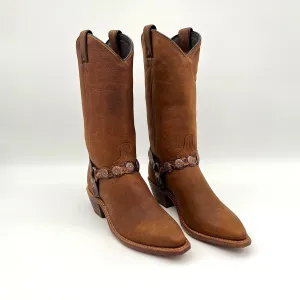 Women's Brown Cowboy Boots- Size 6