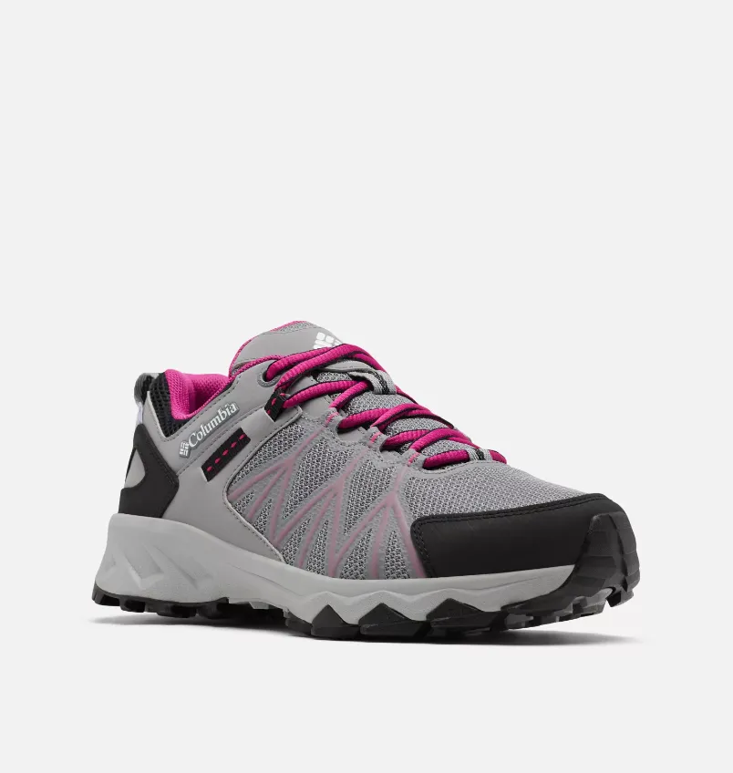 WOMEN'S PEAKFREAK II OUTDRY HIKING SHOE - MONUMNET/WILD FUSCHIA