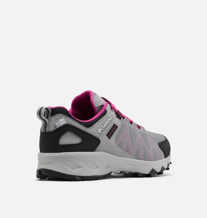 WOMEN'S PEAKFREAK II OUTDRY HIKING SHOE - MONUMNET/WILD FUSCHIA