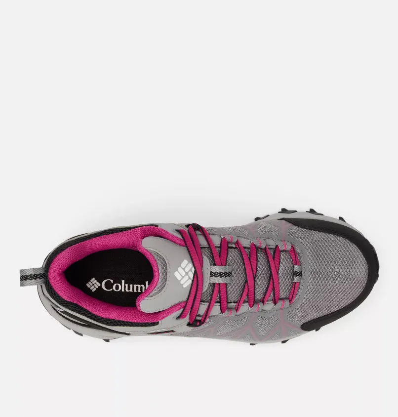 WOMEN'S PEAKFREAK II OUTDRY HIKING SHOE - MONUMNET/WILD FUSCHIA