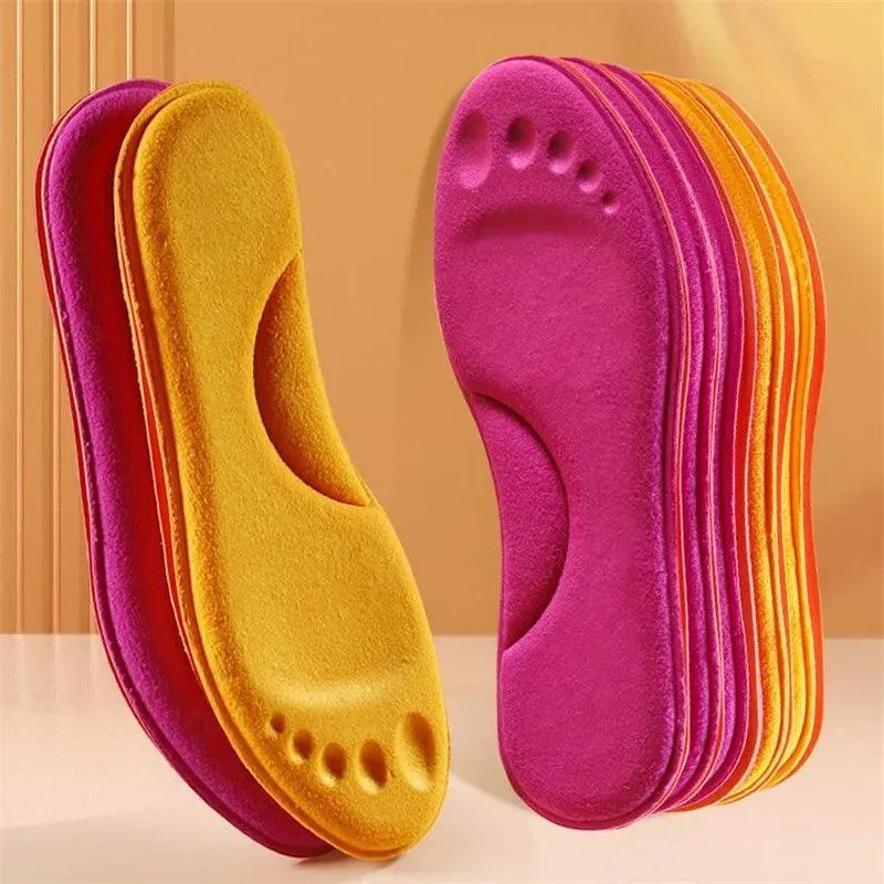 Women's Winter Memory Foam Insoles for Ultimate Comfort and Warmth