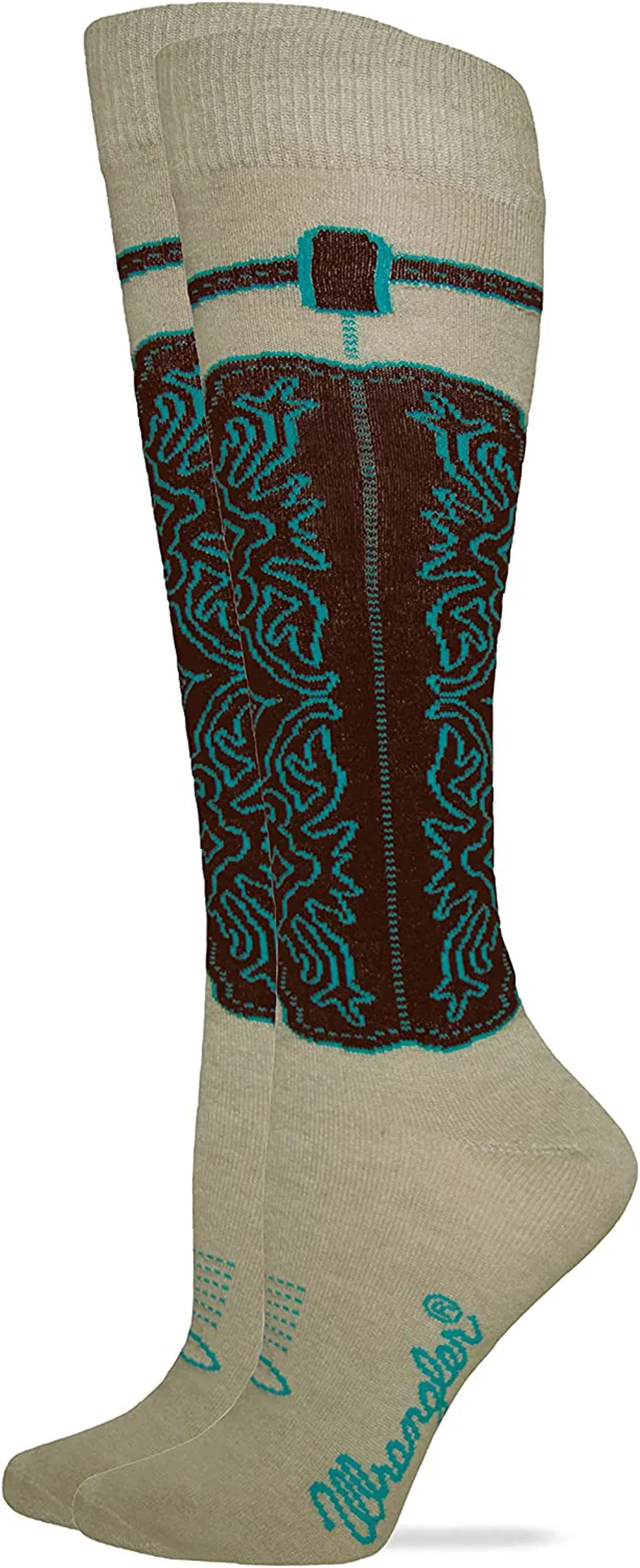 Wrangler Ladies Wild West Boot Socks 1 Pair