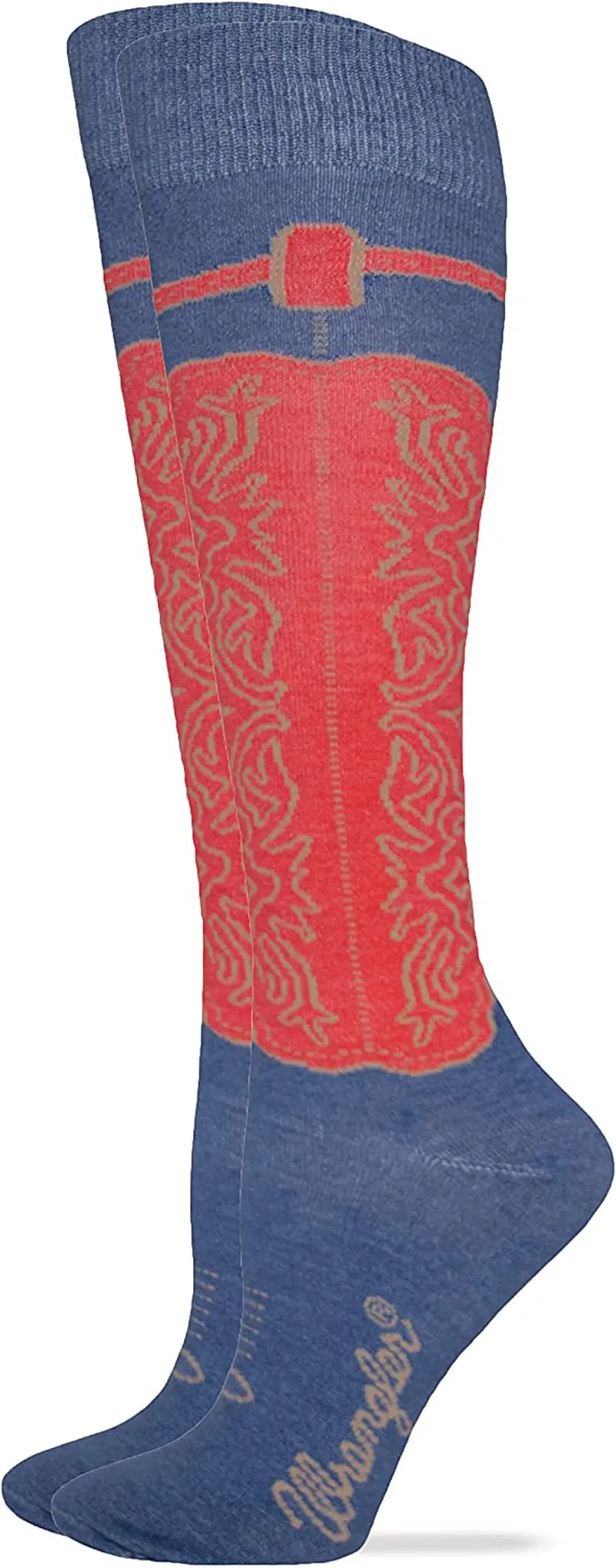 Wrangler Ladies Wild West Boot Socks 1 Pair