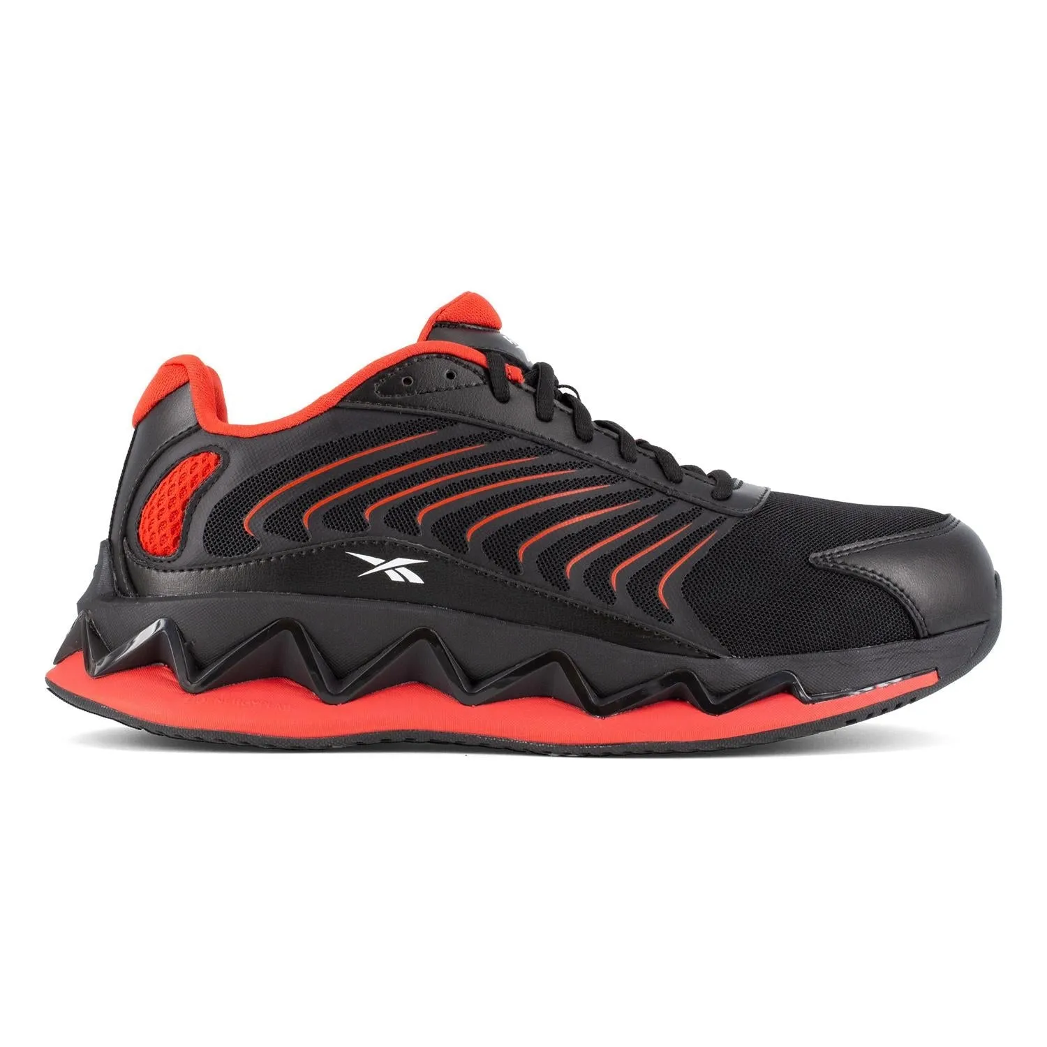 Zig Elusion Heritage Composite-Toe Athletic Work Shoe Black/Red